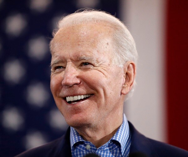 joe biden speaks with supporters in nevada