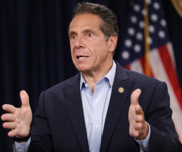 New York Gov. Andrew Cuomo is shown