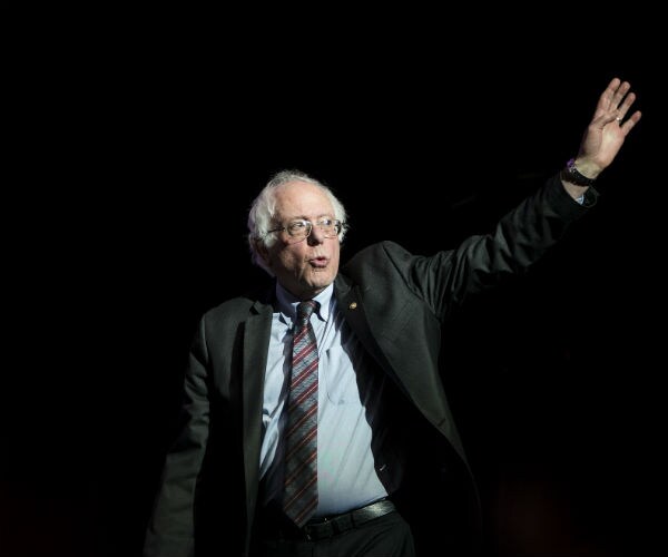 sen bernie sanders democrat of vermont and a current democratic candidate for president 