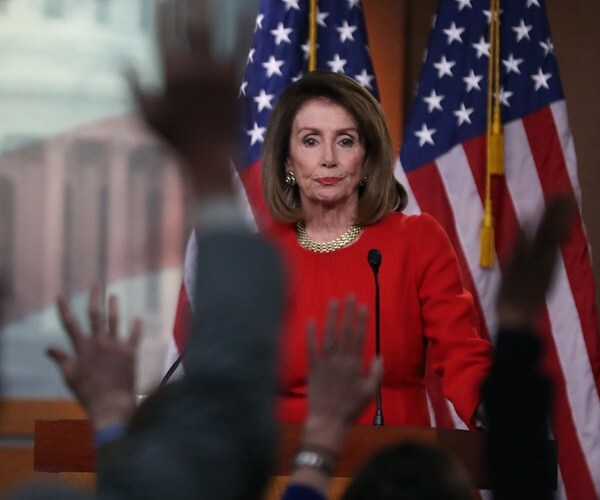 speaker nancy pelosi takes questions from the press