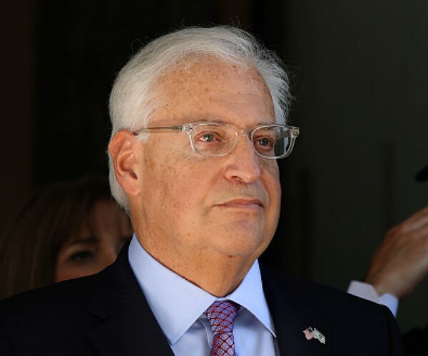 Amb. Friedman: Evacuating West Bank May Lead to 'Civil War'