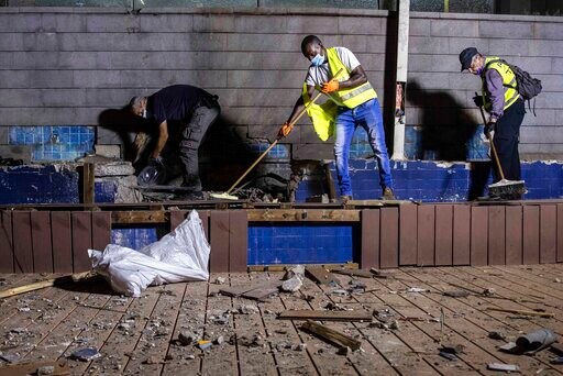 Israel Strikes Gaza after Rocket Fire During US Ceremony