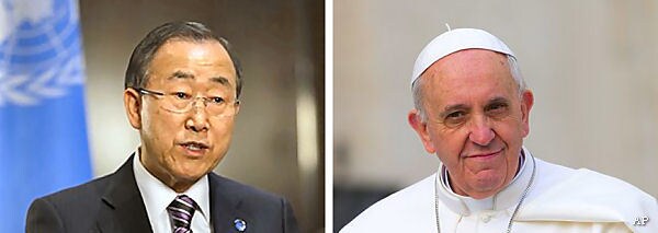 Pope to See UN Leader in First Private Audience