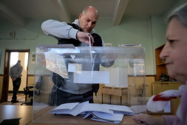 Exit Poll Suggests Center-left Coalition of Former Bulgarian President Will Win  
