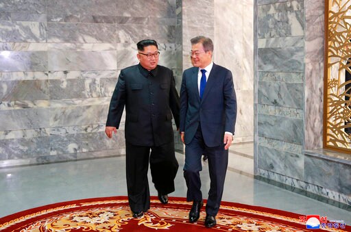 The Latest: Trump Says Korea Talks 'going along Very Well'