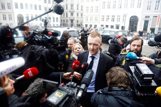 The Latest: Danish Trial Opens of Submarine Murder Suspect