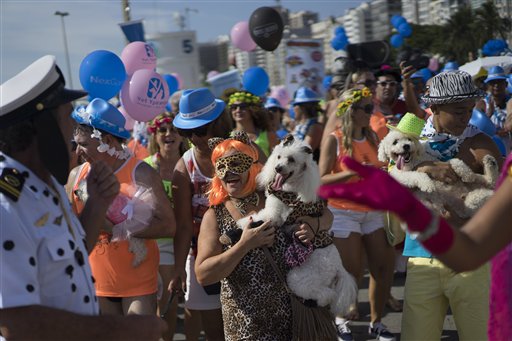 Brazilian Pets Parade in Their Own 4-footed Carnival