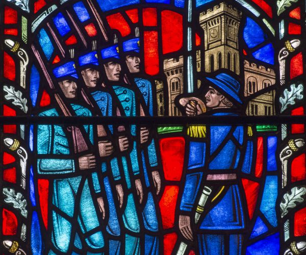 Washington National Cathedral Stained Glass of Confederates Axed