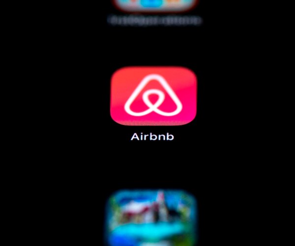 the airbnb app.