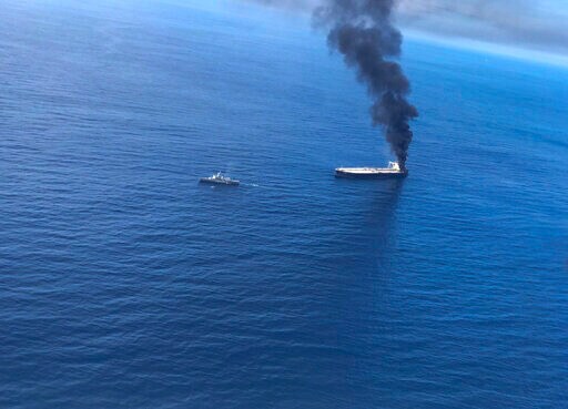 Ships, Aircraft Fight New Fire on Oil Tanker off Sri Lanka