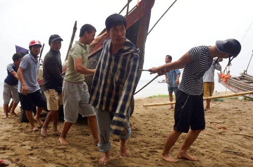 Typhoon Doksuri Slams into Central Vietnam with Winds, Rains