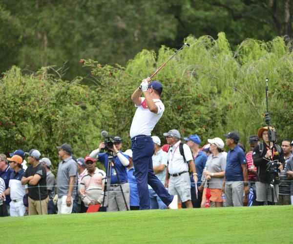 Gary Woodland playing at a golf tournament