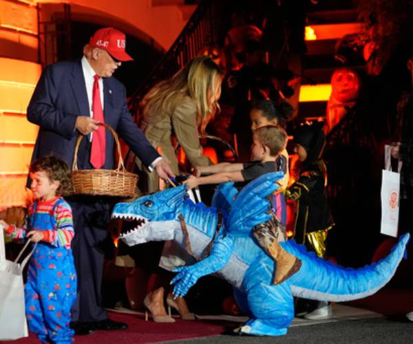 Trump Hosts White House Halloween Bash Amid Shutdown