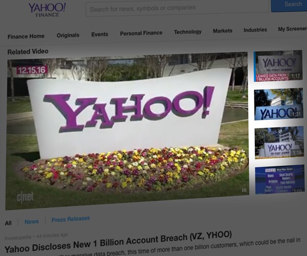 Yahoo Hack in 2013 May Be Biggest in History | Newsmax.com