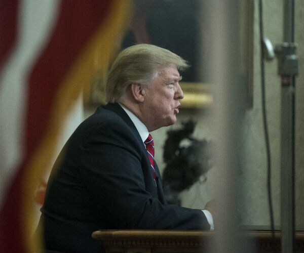 president donald trump in the oval office