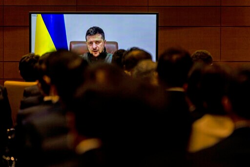 Zelenskyy Appeals to Japan for More Sanctions against Russia