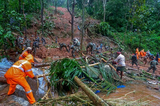 Floods, Landslides Kill at Least 28 People in Southern India