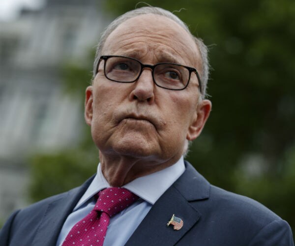 larry kudlow is shown in washington.