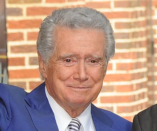regis philbin smiling for the camera