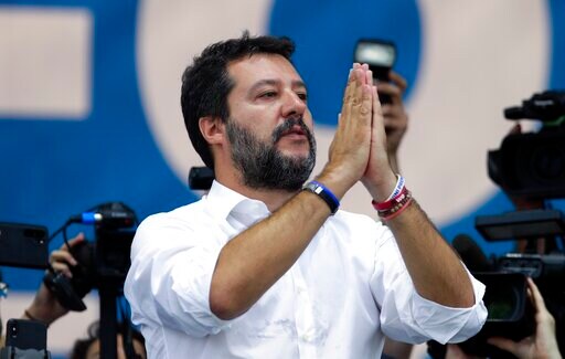 Italy's Salvini Puts Focus on Migration Ahead of Sept. Vote
