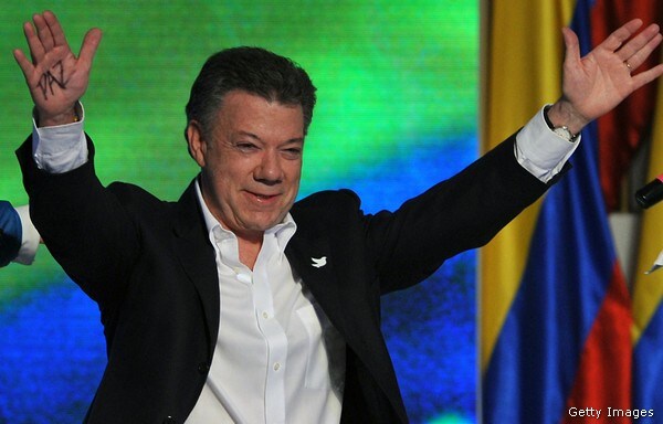 Colombians Re-elect Santos in Boost for FARC Talks