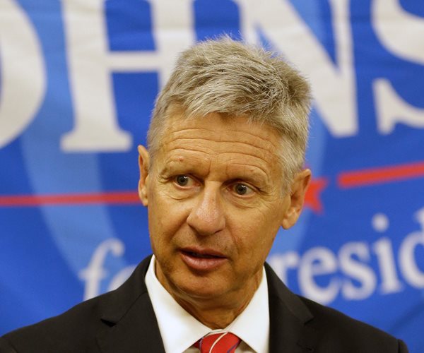 Poll: Libertarian Johnson Favored By 10 Percent