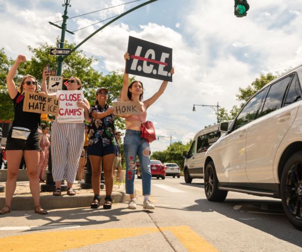 Anti-ICE Protesters Shut Down Major NY Road