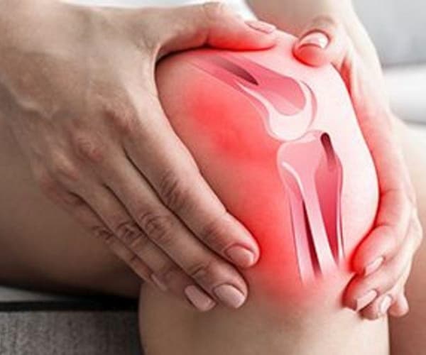 illustration of the inside of woman's knee