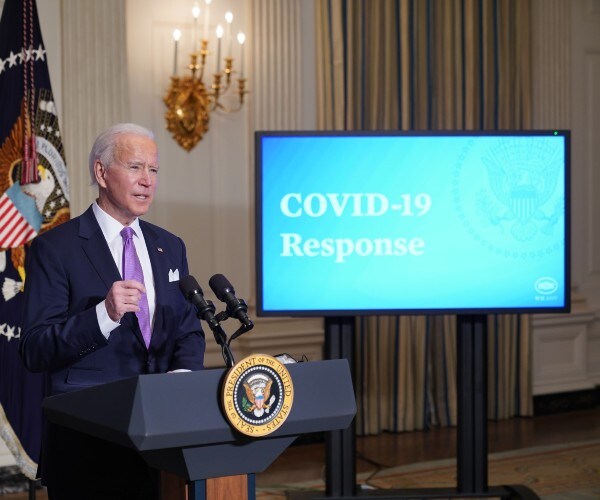 joe biden during white house coronavirus briefing