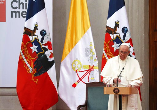 The Latest: 3 Churches Firebombed in Chile During Pope Visit
