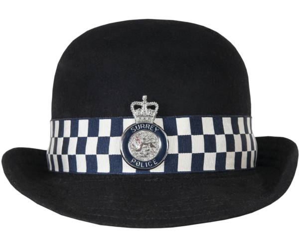 a british police officers hat