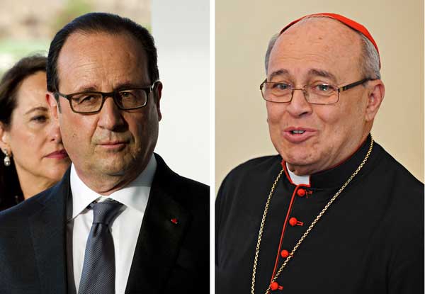 France's Hollande Gives High Honor to Cuban Church Leader