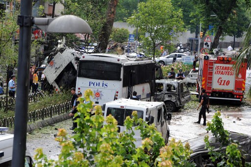 The Latest: EU Stands by Turkey after Deadly Car Bomb