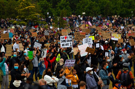 Thousands Attend Black Lives Matter Demo in Amsterdam