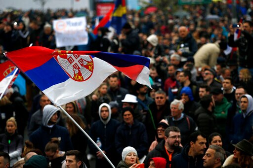 Thousands Rally in Serbia against Populist Leader Vucic