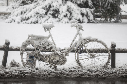 The Latest: 2 Men Die in Serbia amid Europe's Cold Spell