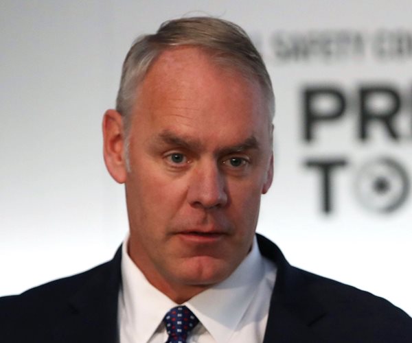 Zinke: 'Radical' Environmental Groups Contributed to California Fires