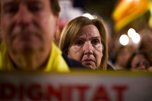 The Latest: Jailed Catalan Politicians Seek Voting Rights
