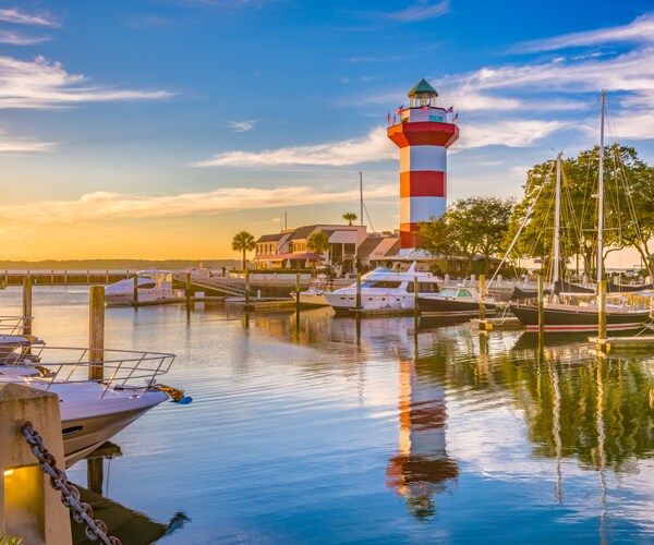 A harbor on Hilton Head Island