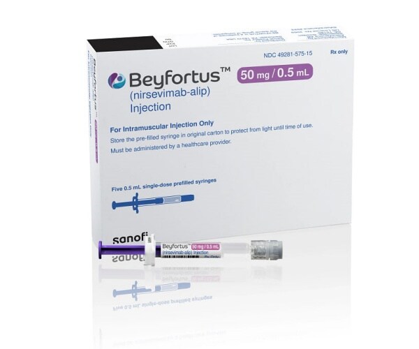 box of Beyfortus RSV vaccine