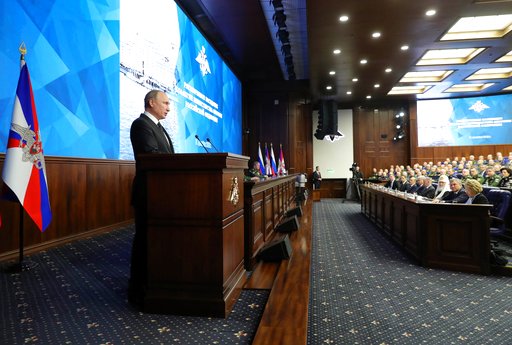 Putin Claims Russia's New Weapons Have No Foreign Equivalent