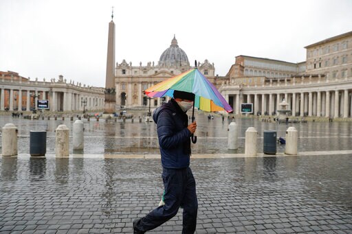Ailing Pope, Reducing Appearances, Prays for Homeless Dead