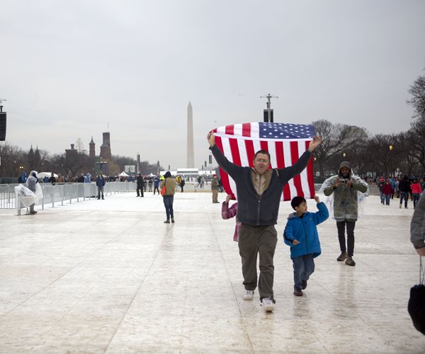 Protesters Make Their Mark on Trump's Inauguration