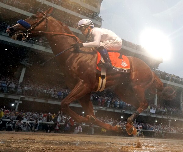 Justify's Preakness No. 7 Post, 1-to-2 Odds Make Him the Favorite