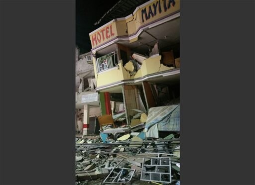 Earthquake Kills 77 in Ecuador; Emergency Workers Rush in