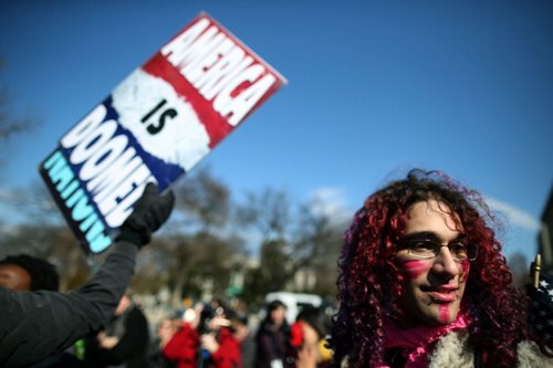Same-Sex Marriage Supporter in Washington, DC