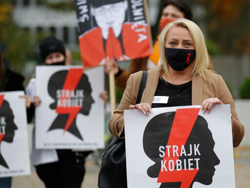 Poles Join Nationwide Strike in Revolt over Abortion Ruling