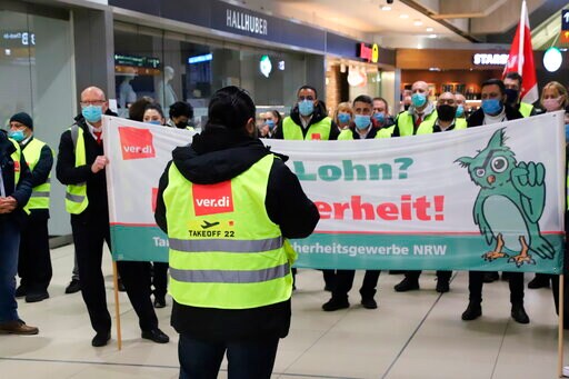 German Airport Strike Causes Flight Cancellations, Delays