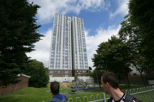 The Latest: Panels on 60 UK Buildings Fail Fire Safety Tests