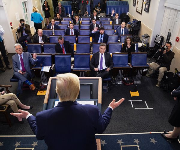 NY Times, CNBC, WashPost Don't Attend WH Press Conferences